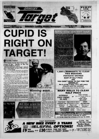 cover page of Grimsby Target published on May 2, 1996