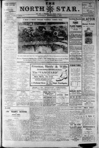 cover page of North Star (Darlington) published on November 2, 1912