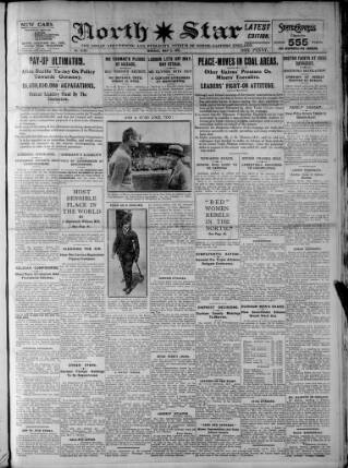 cover page of North Star (Darlington) published on May 2, 1921