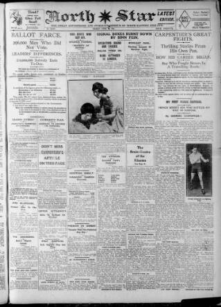 cover page of North Star (Darlington) published on June 18, 1921