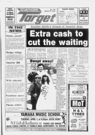 cover page of Scunthorpe Target published on March 19, 1987