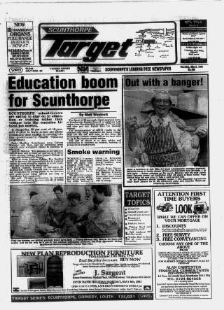 cover page of Scunthorpe Target published on May 2, 1991