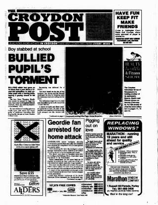 cover page of Croydon Post published on February 2, 1994