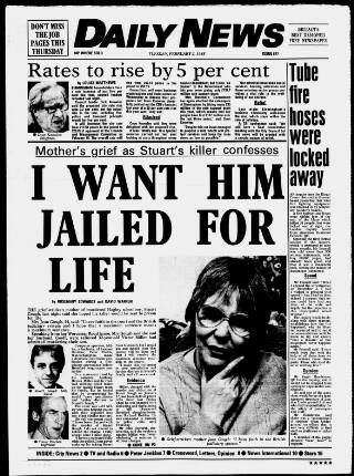 cover page of Birmingham News published on February 2, 1988