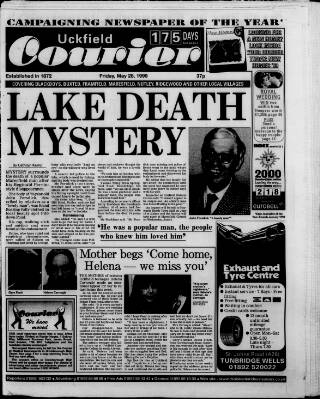 cover page of Uckfield Courier published on May 28, 1999