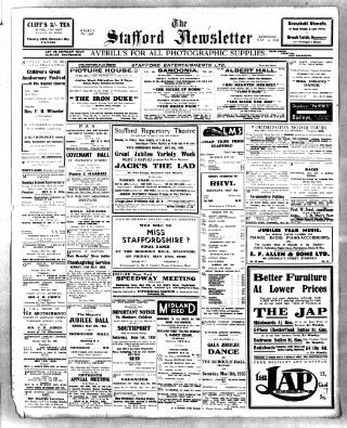 cover page of Staffordshire Newsletter published on May 4, 1935