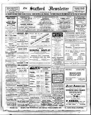 cover page of Staffordshire Newsletter published on May 2, 1936