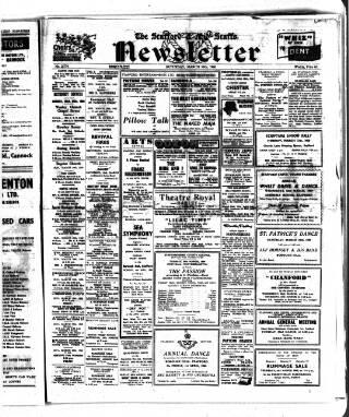 cover page of Staffordshire Newsletter published on March 19, 1960