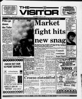 cover page of Abergele & Pensarn Visitor published on May 2, 1991