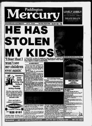 cover page of Paddington Mercury published on May 26, 1994