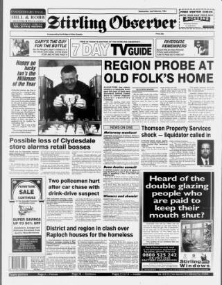 cover page of Stirling Observer published on February 2, 1994