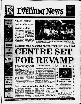 cover page of Cambridge Daily News published on May 2, 1992