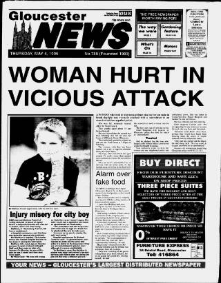 cover page of Gloucester News published on May 4, 1995