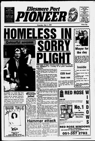 cover page of Ellesmere Port Pioneer published on May 4, 1989