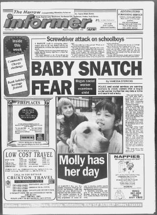 cover page of Harrow Informer published on May 4, 1990