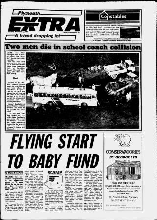 cover page of Plymouth Extra published on November 2, 1989