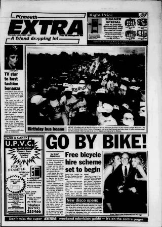 cover page of Plymouth Extra published on June 18, 1992