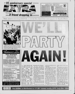 cover page of Plymouth Extra published on May 4, 1995