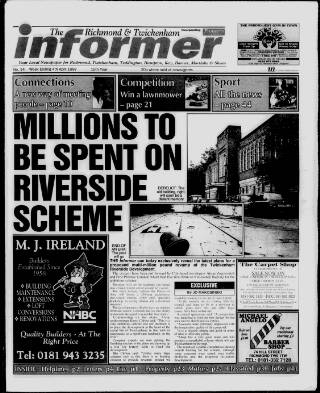 cover page of Richmond Informer published on April 4, 1997