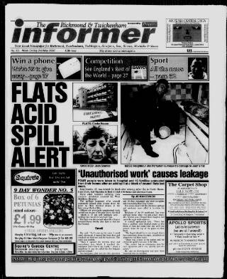 cover page of Richmond Informer published on May 2, 1997