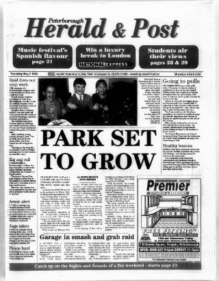 cover page of Peterborough Herald & Post published on May 2, 1996