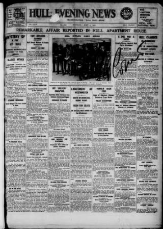 cover page of Hull Daily News published on May 2, 1927