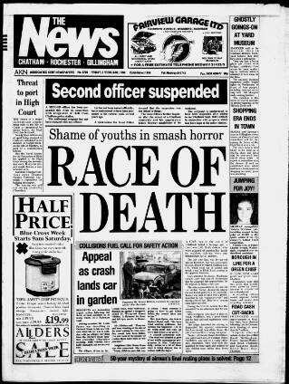 cover page of Chatham News published on February 2, 1990