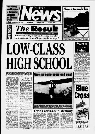cover page of Medway News published on May 2, 1997
