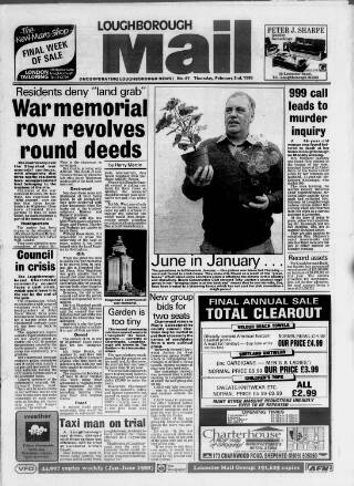 cover page of Loughborough Mail published on February 2, 1989