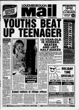 cover page of Loughborough Mail published on June 18, 1992