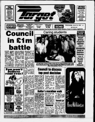 cover page of Boston Target published on June 18, 1997