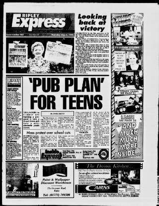 cover page of Ripley Express published on May 4, 1995