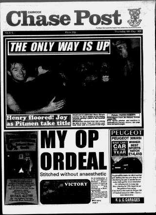 cover page of Cannock Chase Post published on May 4, 1995