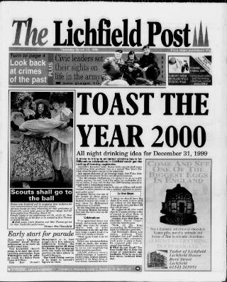 cover page of Lichfield Post published on March 19, 1998