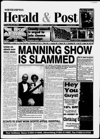 cover page of Northampton Herald & Post published on May 4, 1995