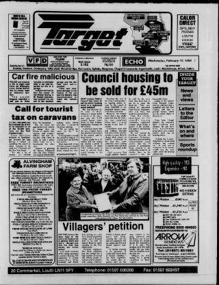 cover page of Louth Target published on February 10, 1999