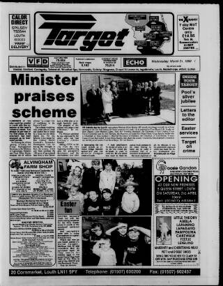 cover page of Louth Target published on March 31, 1999