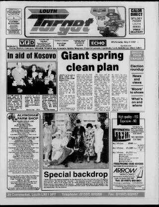 cover page of Louth Target published on May 5, 1999