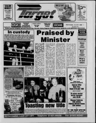 cover page of Louth Target published on June 23, 1999