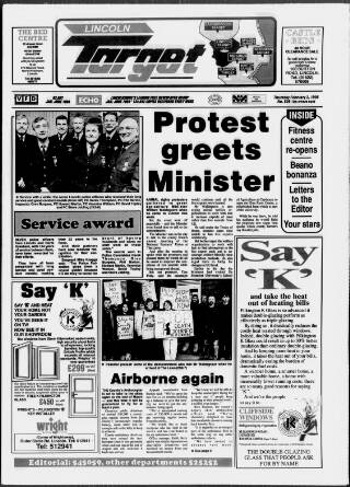 cover page of Lincoln Target published on February 2, 1995