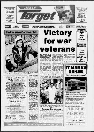 cover page of Lincoln Target published on May 4, 1995