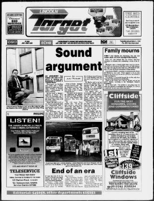 cover page of Lincoln Target published on November 2, 1995