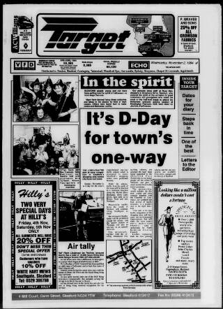 cover page of Sleaford Target published on November 2, 1994