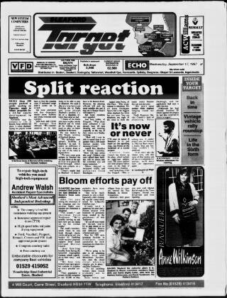 cover page of Sleaford Target published on September 17, 1997