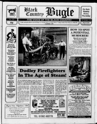 cover page of Black Country Bugle published on February 11, 1999