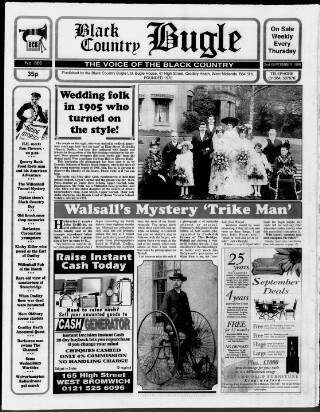cover page of Black Country Bugle published on September 2, 1999