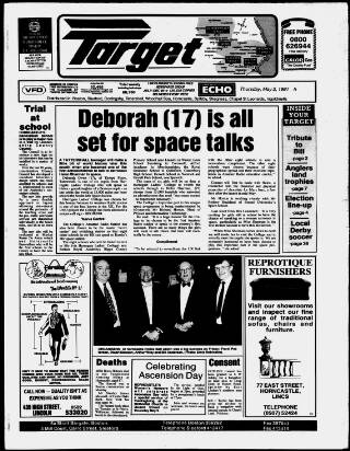 cover page of Horncastle Target published on May 2, 1991
