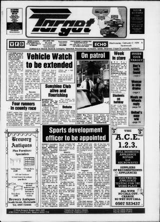 cover page of Horncastle Target published on February 2, 1994