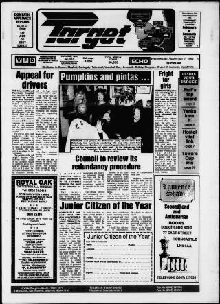 cover page of Horncastle Target published on November 2, 1994