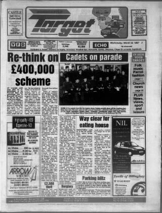 cover page of Horncastle Target published on March 19, 1997